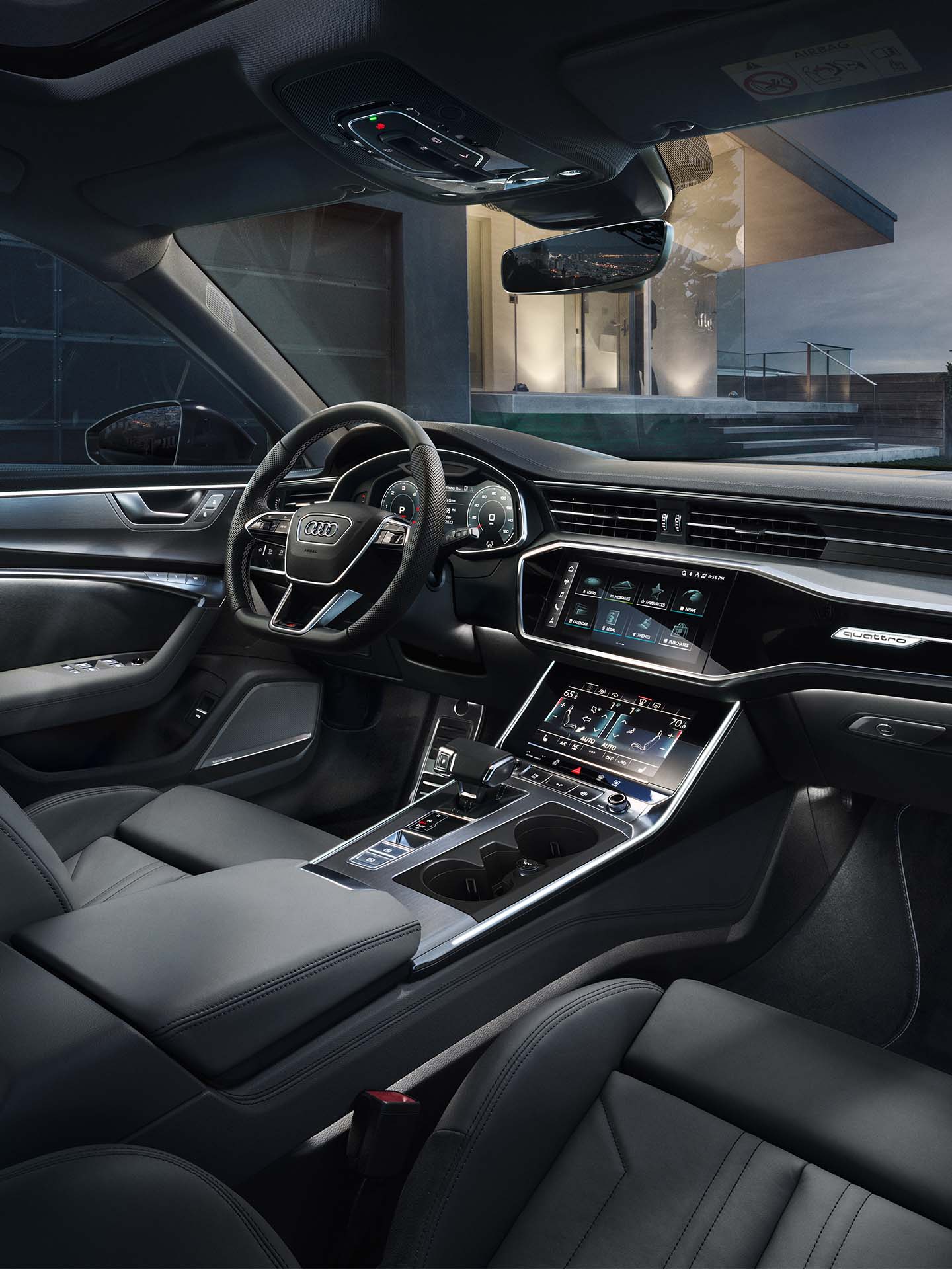 Audi thema's voor interieurverlichting