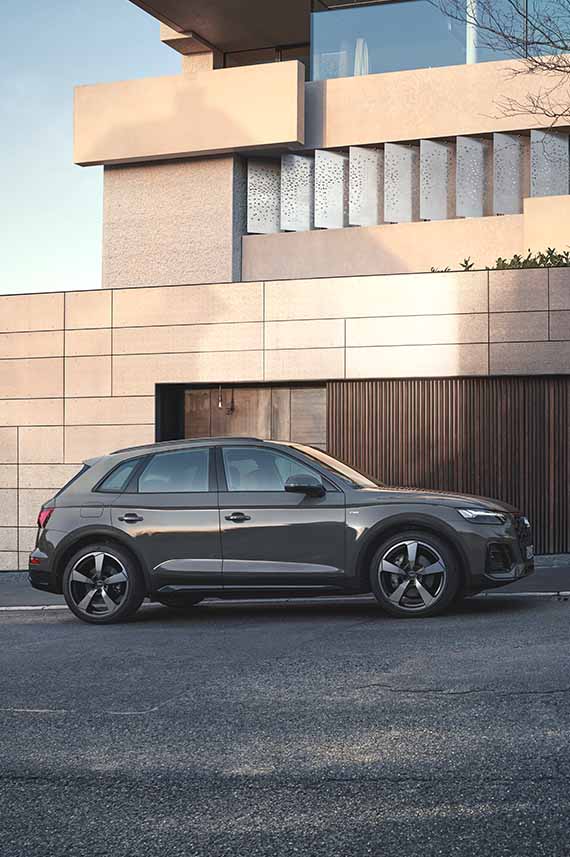 Audi Q5 zijaanzicht